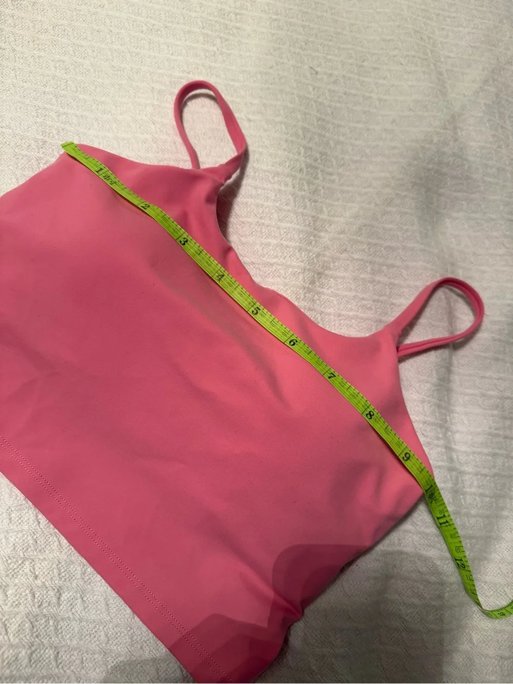 Bright Pink Cropped Cami Sports Bra
